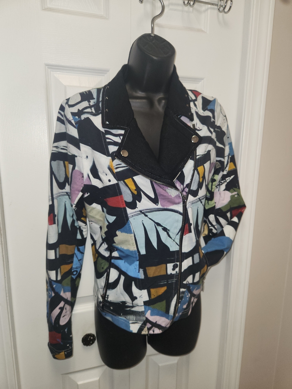 🍉Abstract Bomber Jacket